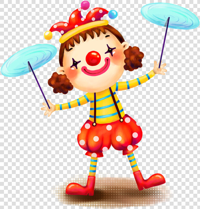 Drawing Girls Clown   Circus Girl Clown Clipart  HD Png DownloadTransparent PNG