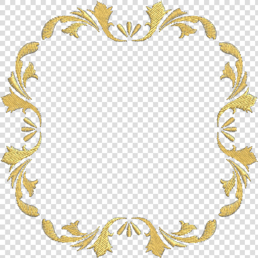 Clip Art Moldura Redonda Dourada   Moldura Arabesco Dourado Png  Transparent PngTransparent PNG