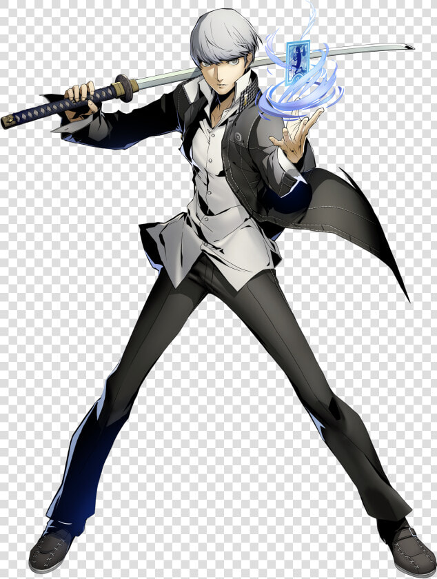 Transparent Naoto Shirogane Png   Blazblue Cross Tag Battle Yu Narukami  Png DownloadTransparent PNG