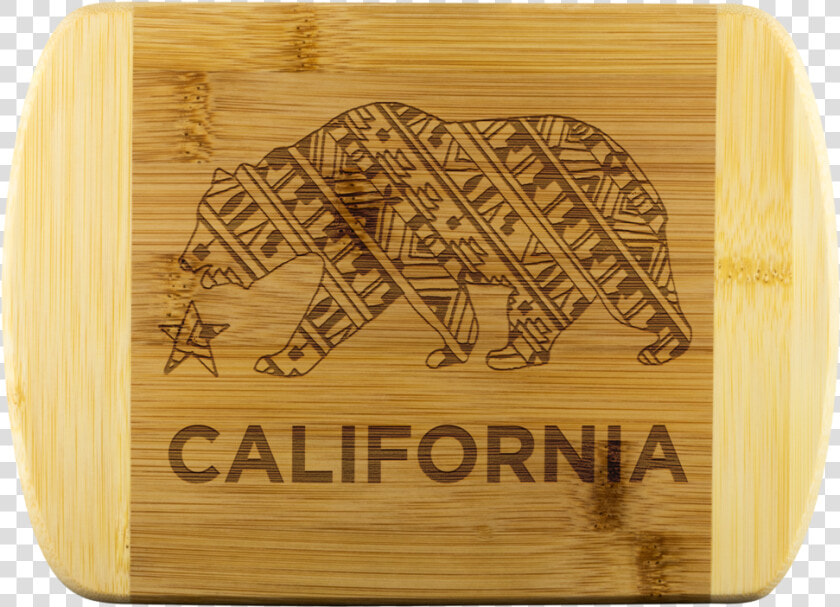 Zig Zag California Bear Cutting Board   Cutting Board  HD Png DownloadTransparent PNG