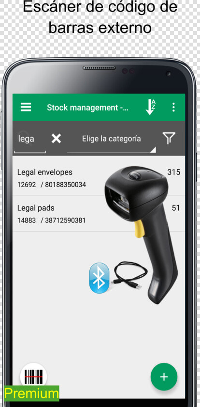 Escáner De Código De Barras Externo   Smartphone  HD Png DownloadTransparent PNG