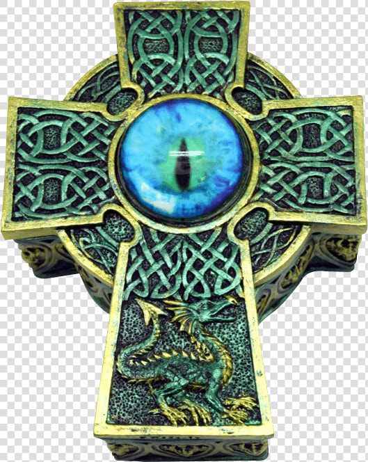 Dragon Eye Celtic Cross Trinket Box   Cross  HD Png DownloadTransparent PNG