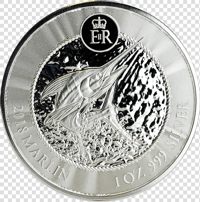 1 Oz Cayman Islands Marlin Silver Coin 2019  HD Png DownloadTransparent PNG