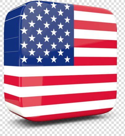 Glossy Square Icon 3d   Usa Flag Icon 3d  HD Png DownloadTransparent PNG