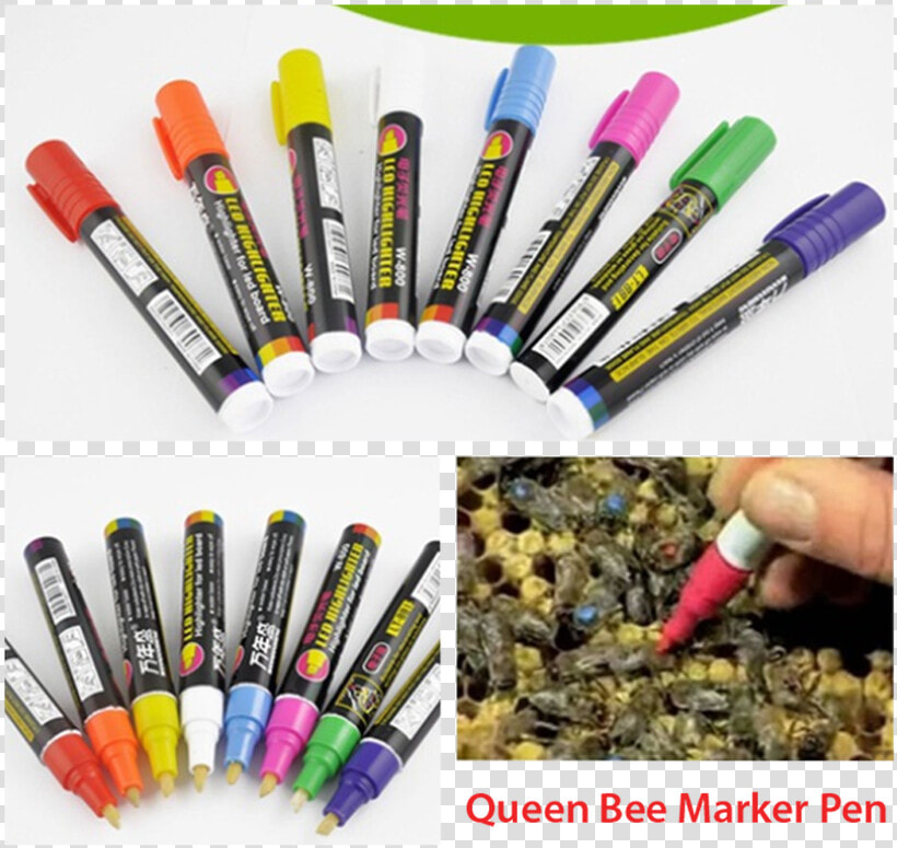 Honey Bee Beekeeping Marker Pens 8 Colors   Art  HD Png DownloadTransparent PNG