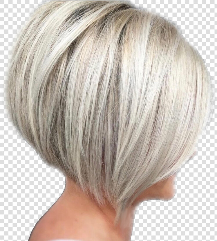 Transparent Hair Cut Png   Short Blonde Stacked Bob Haircuts  Png DownloadTransparent PNG