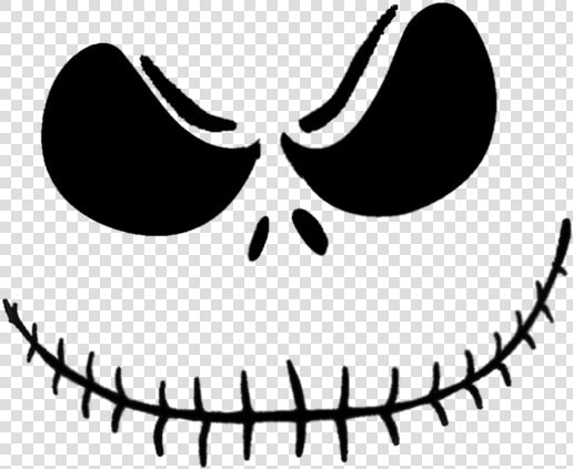 Jack Skellington Face Pumpkin  HD Png DownloadTransparent PNG