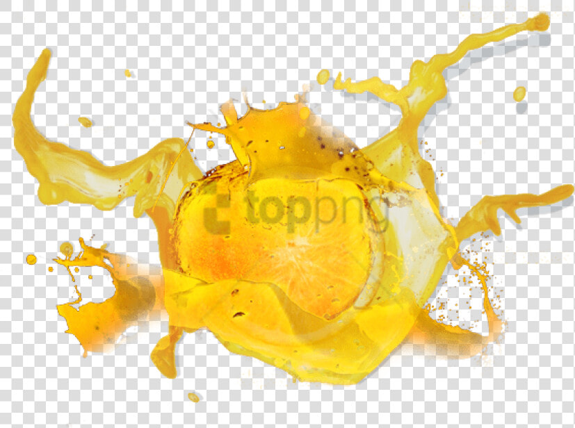 Fruit Splash Yellow Png   Png Download   Fruits Splashing Png  Transparent PngTransparent PNG