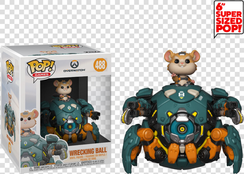 Funko Pop Overwatch Wrecking Ball  HD Png DownloadTransparent PNG