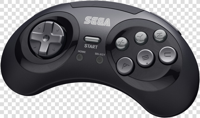 Sega Genesis 8 button Arcade Pad   Megadrive 6 Button Pad  HD Png DownloadTransparent PNG