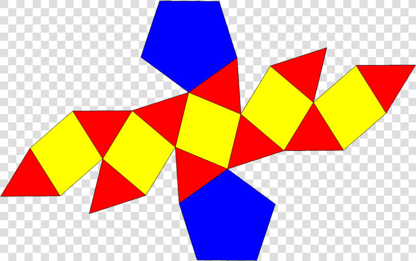 Rectified Pentagonal Prism Net   Graphic Design  HD Png DownloadTransparent PNG