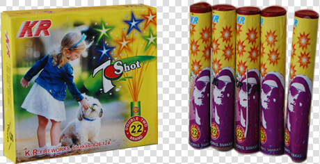 7 Shots Colour Crackers  HD Png DownloadTransparent PNG