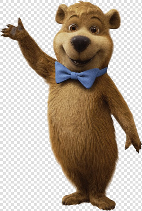 Yogi Bear Waving   Boo Boo Yogi Bear Movie  HD Png DownloadTransparent PNG