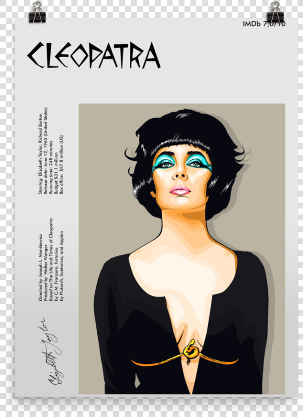 Elizabeth Taylor Cleopatra  HD Png DownloadTransparent PNG