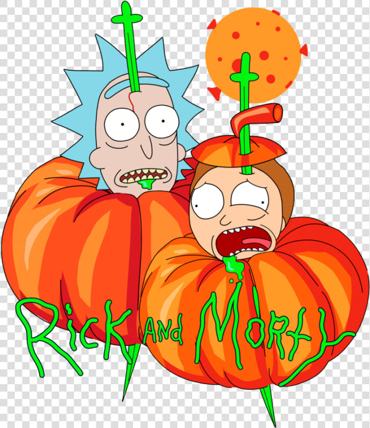 Рик И Морти Dribbble   Pumpkin  HD Png DownloadTransparent PNG