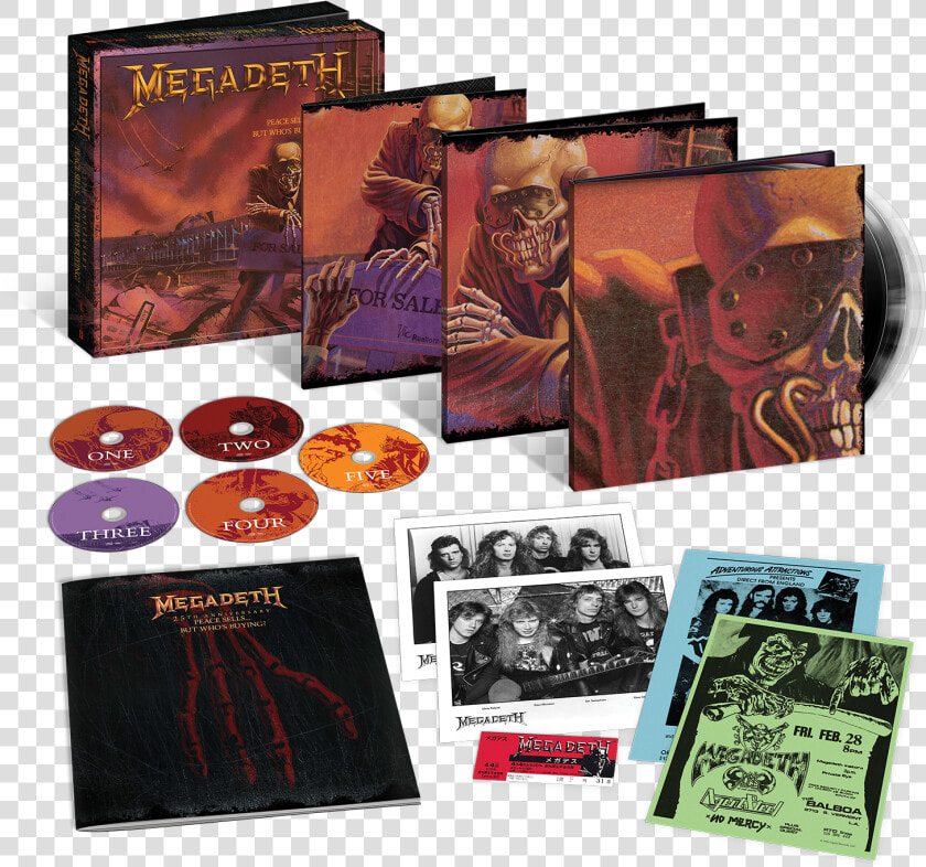 2017 0411 10330   Megadeth Peace Sells 25th Anniversary Box Set  HD Png DownloadTransparent PNG