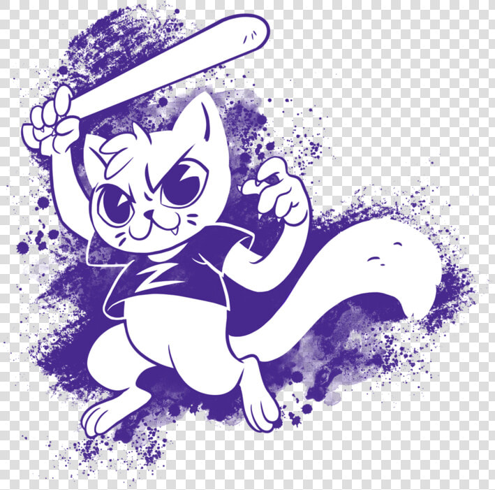 Yogscast Cat With A Bat  HD Png DownloadTransparent PNG