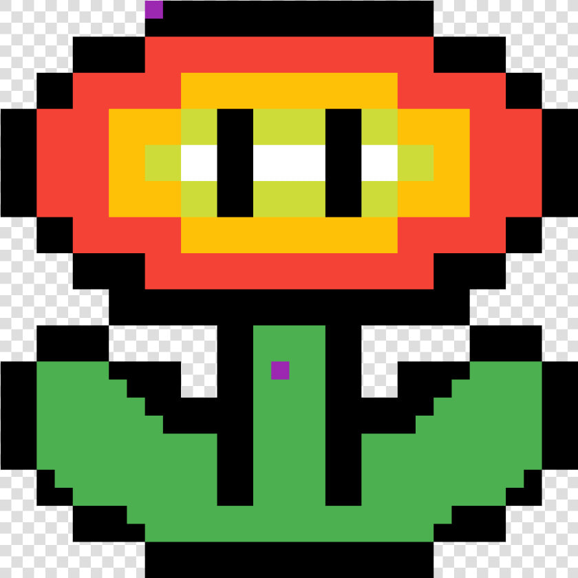 Pixilart Mario Flower By Anonymous   Fire Flower Pixel Art  HD Png DownloadTransparent PNG