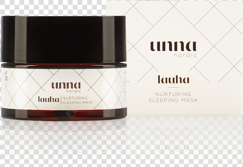 Lauha Nurturing Sleeping Face Mask Unna Nordic Glow   Cream  HD Png DownloadTransparent PNG