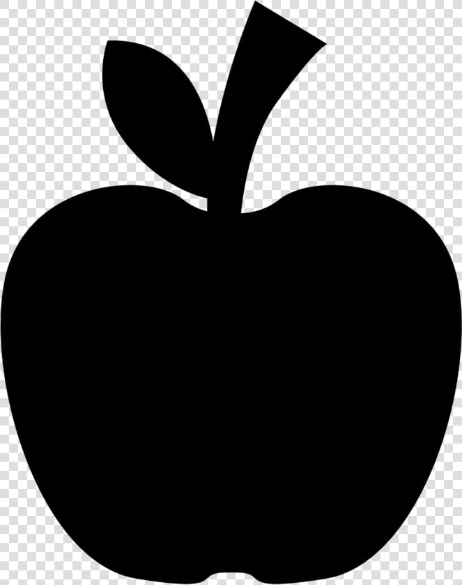 Clip Art Vector Graphics Image Apple Silhouette   Apple Silhouette Png  Transparent PngTransparent PNG