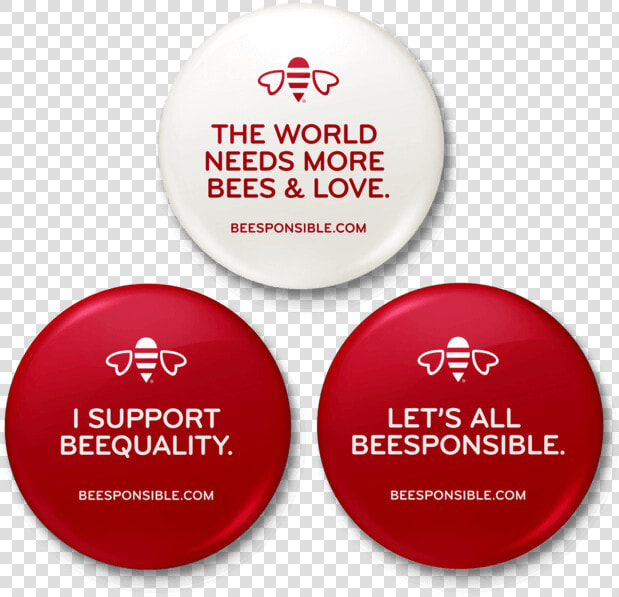 Beesponsible Button Set   Honey Jars  HD Png DownloadTransparent PNG