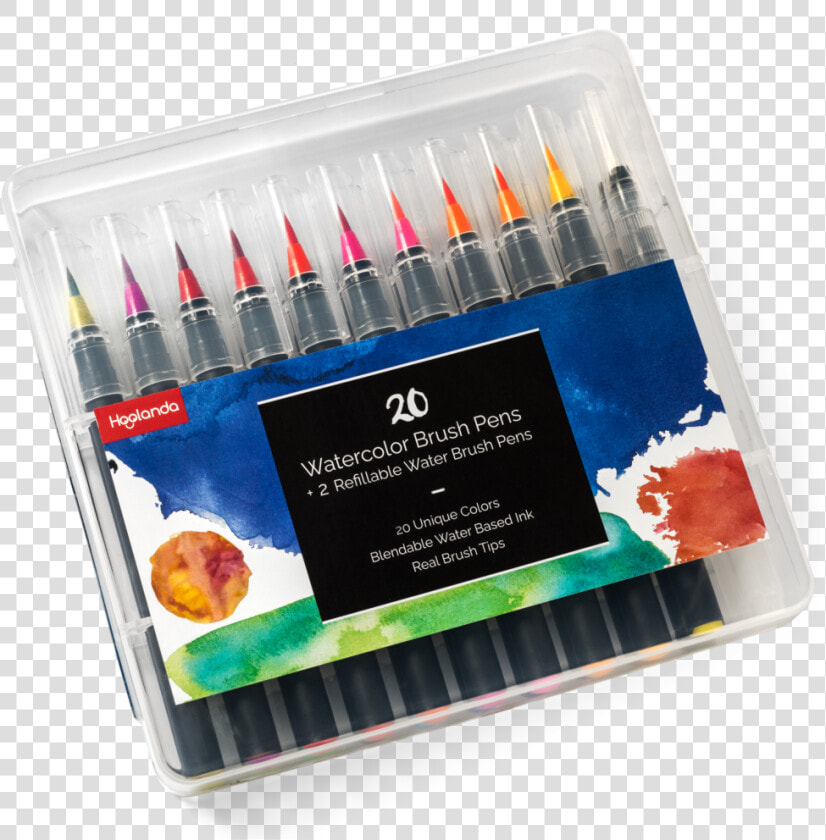 Hoolanda Watercolor Brush Pens   Marking Tools  HD Png DownloadTransparent PNG