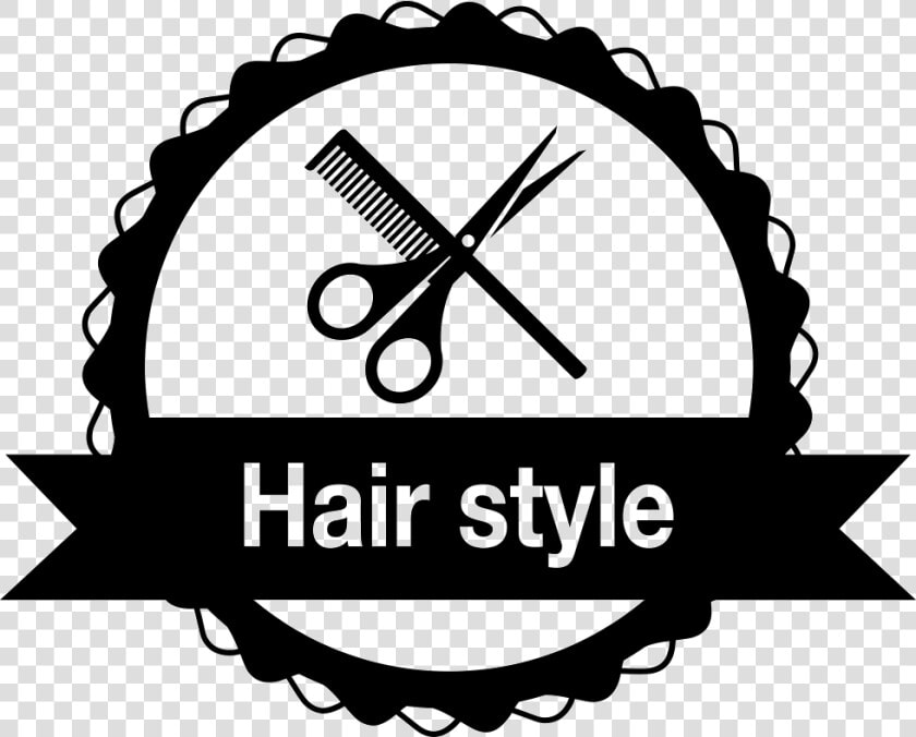 Hair Style Badge For Commercial Salon   Hair Salon Logo Png  Transparent PngTransparent PNG