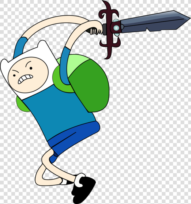 Adventure Time Finn Png   Adventure Time Finn With Sword  Transparent PngTransparent PNG