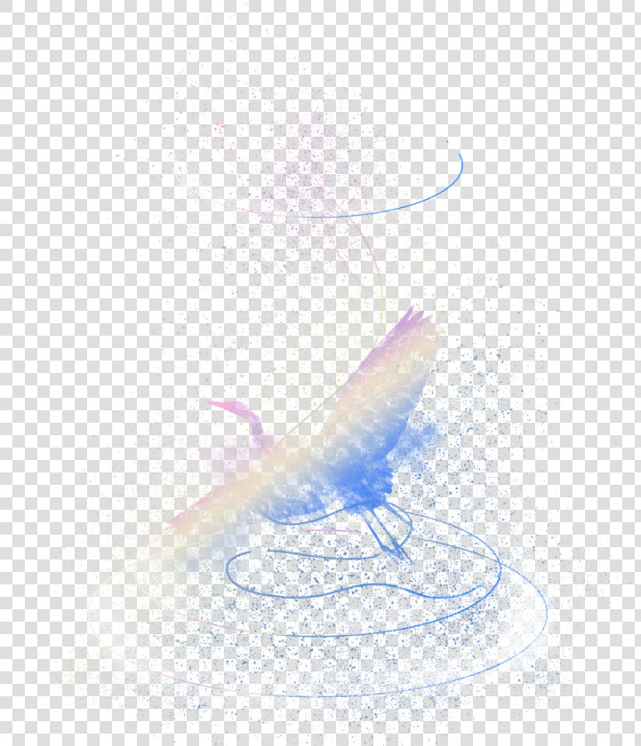  ftestickers  fantasyart  watercolor  bird  holographic   Sketch  HD Png DownloadTransparent PNG