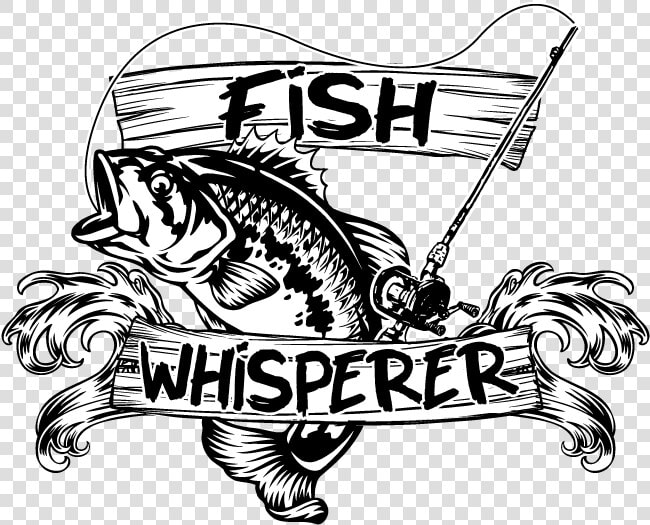 Fish Whisperer Fishing Humor Funny Rod Lures Boat Fisherman   Funny Fisherman Cartoon Png  Transparent PngTransparent PNG