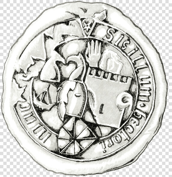 Hector Mor Maclean  12th Chief Wax Seal From 1545   Circle  HD Png DownloadTransparent PNG