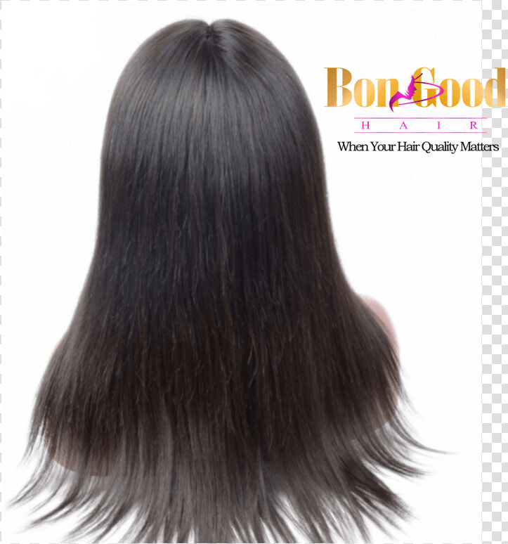 Bon Good Hair Back Straight Wig   Lace Wig  HD Png DownloadTransparent PNG