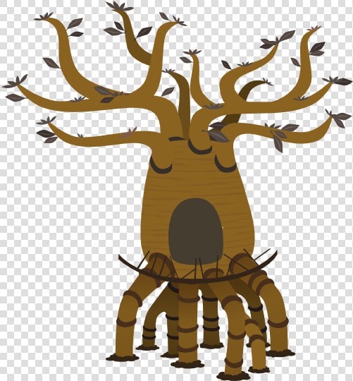 Firebog Bottle Tree Barred Clipart   Cartoon  HD Png DownloadTransparent PNG