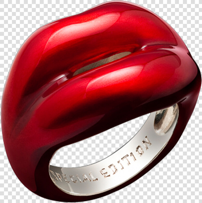 Lulu Guinness Lips Ring  HD Png DownloadTransparent PNG