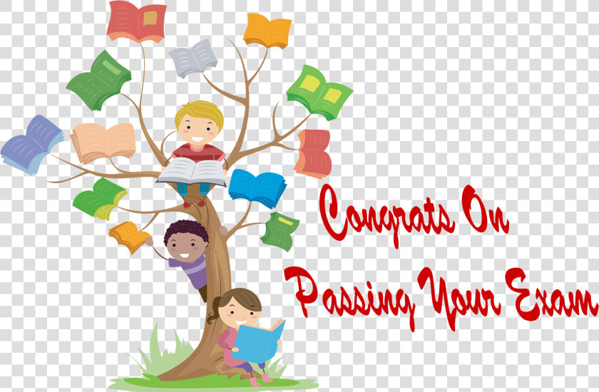 Congrats On Passing Your Exam Png Free Pic   Book Tree  Transparent PngTransparent PNG