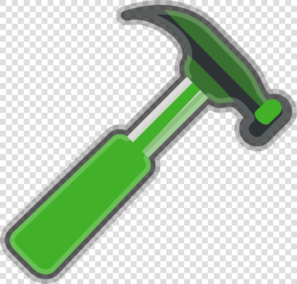 Green Hammer Gray Svg Clip Arts   Green Hammer Clip Art Free  HD Png DownloadTransparent PNG