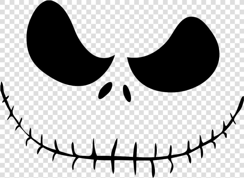 Jack Skellington Transparent   Jack Skellington Face Svg Free  HD Png DownloadTransparent PNG