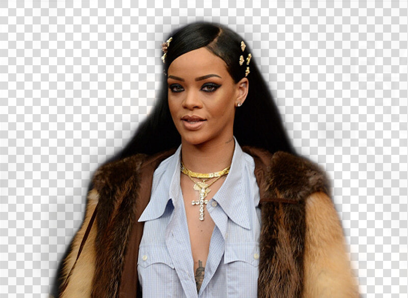 Png Rihanna Fotos   Fur Clothing  Transparent PngTransparent PNG