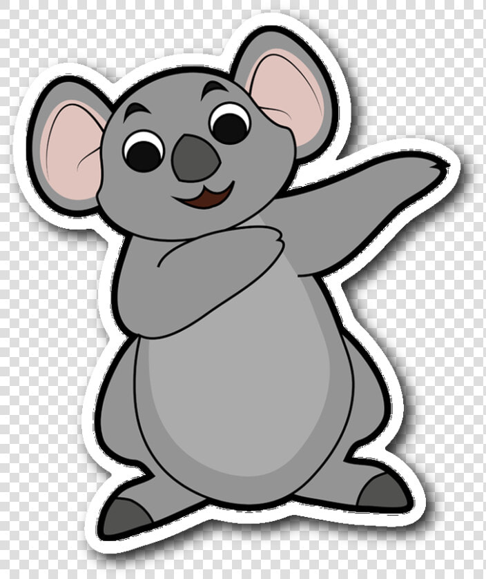 Koala Bear Sticker For Car Bumper  Dabbing Animal Lover   Mouse Dabbing Clip Art  HD Png DownloadTransparent PNG