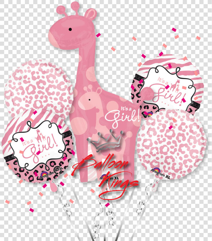 Its A Girl Giraffe Bouquet  HD Png DownloadTransparent PNG