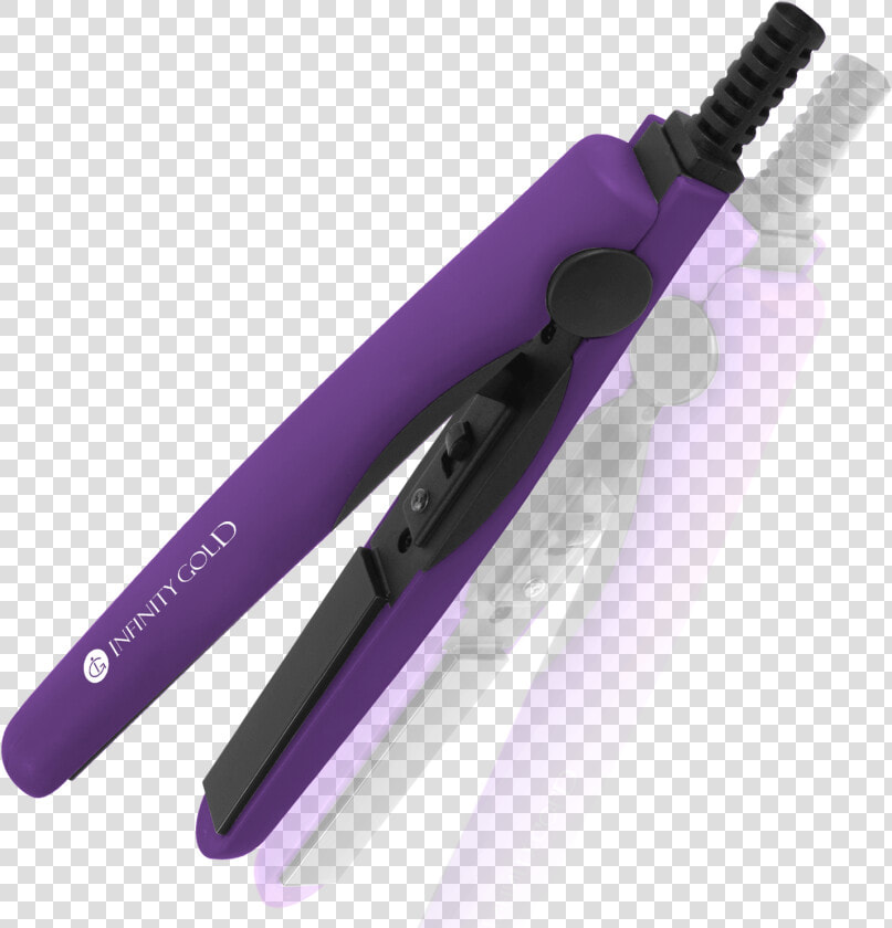 Infinity Gold Mini Flat Iron   Purple Flat Iron  HD Png DownloadTransparent PNG