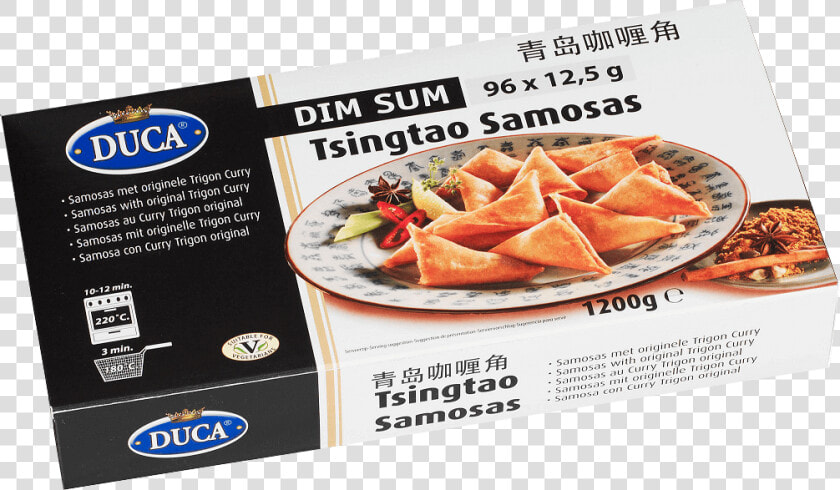 Duca Tsingtao Samosas   Png Download   Duca Tsingtao Samosa  Transparent PngTransparent PNG