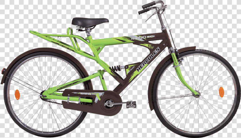 Hercules Rhino Shox 26t Green Cycle   Hercules Captain Rhino Cycle  HD Png DownloadTransparent PNG