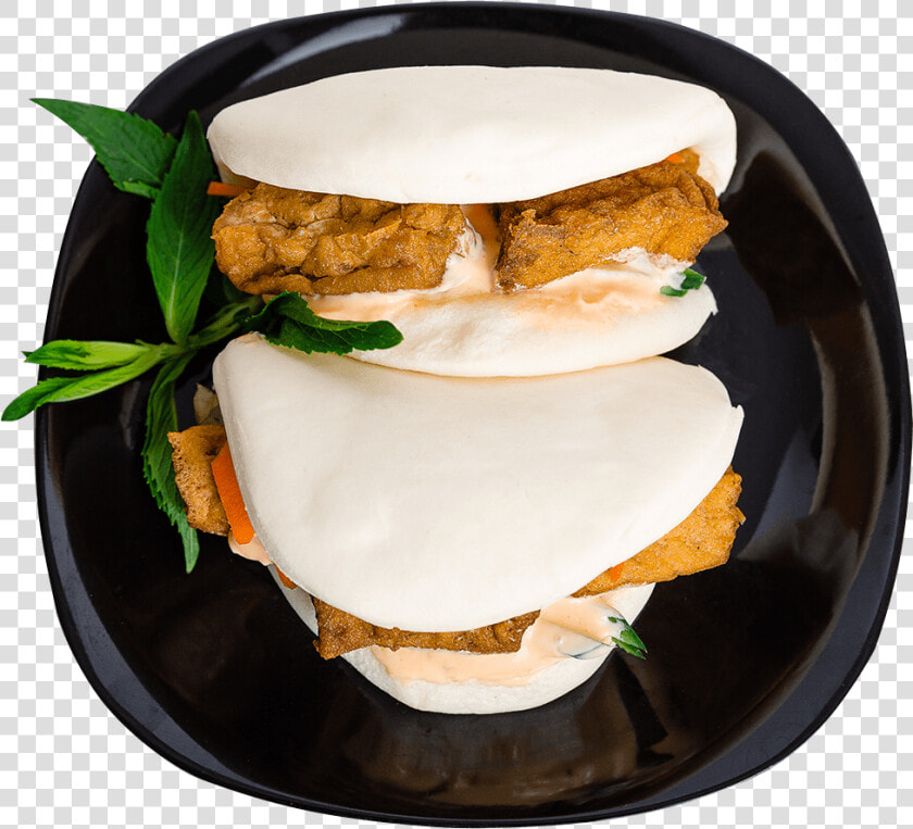 Vegetarian Tofu Bao Bun   Fast Food  HD Png DownloadTransparent PNG