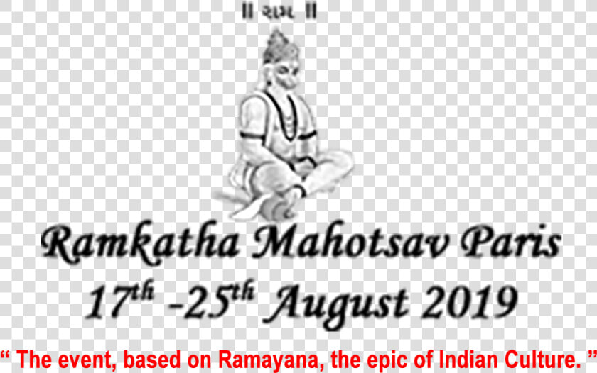 Ramkatha Mahotsav Paris 2019 Official Website   Cartoon  HD Png DownloadTransparent PNG