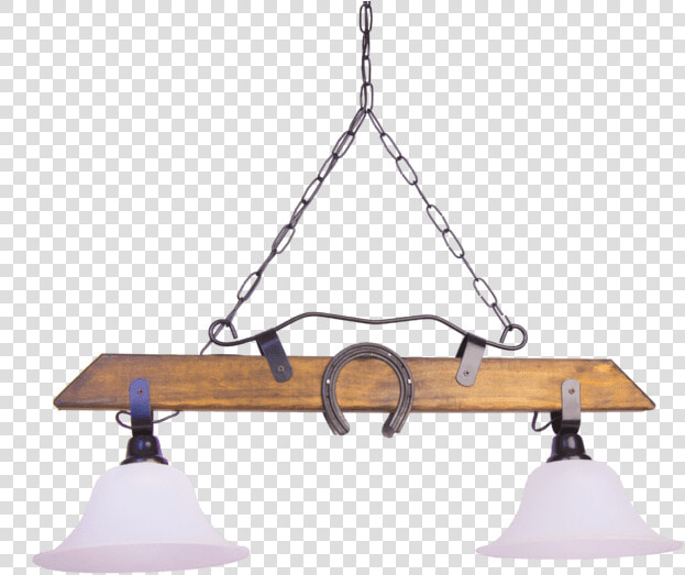 Colgantes Madera 2 Luces Recto Con Herraduras Y Tulipas   Lampshade  HD Png DownloadTransparent PNG