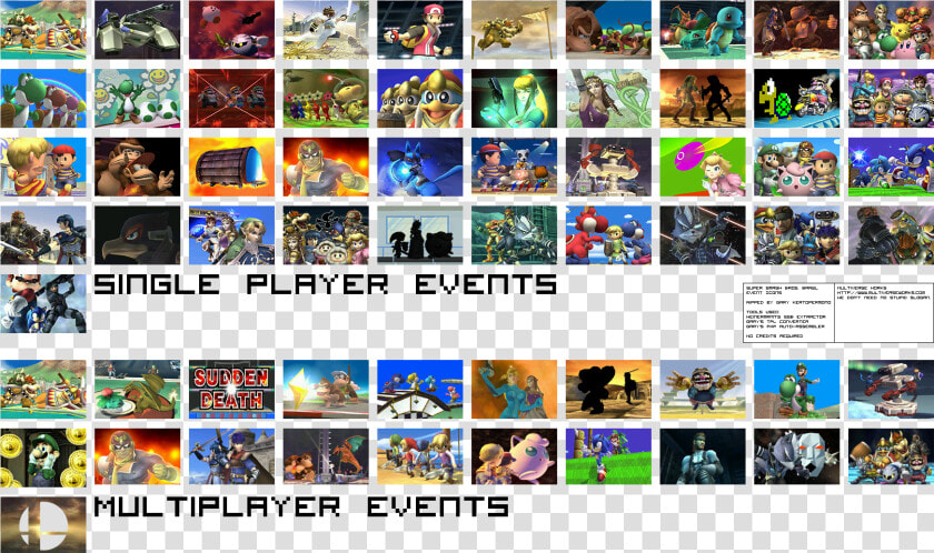 Super Smash Bros Brawl Menus Event Icons  HD Png DownloadTransparent PNG