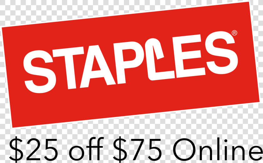 Staples  25 Off  75 Coupon Online Or Phone   Graphic Design  HD Png DownloadTransparent PNG