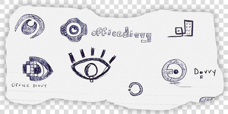 Office Divvy Blue Eye Sketch   Envelope  HD Png DownloadTransparent PNG