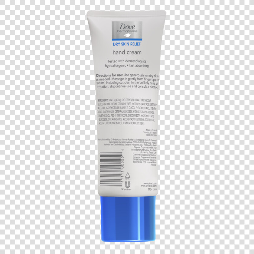 Dove Dermaseries Hand Cream   Sunscreen  HD Png DownloadTransparent PNG